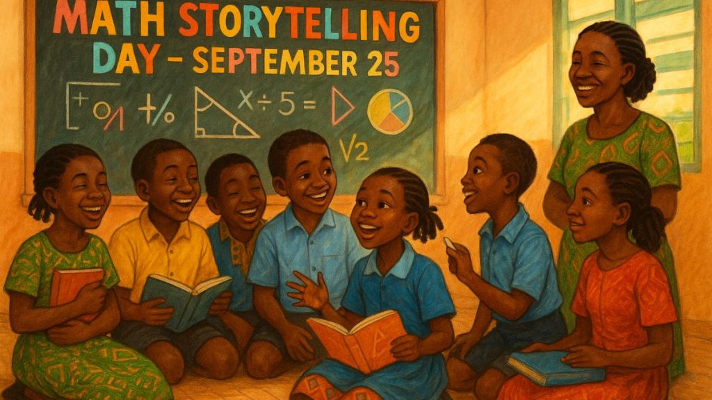 Math storytelling day at bitame lucia